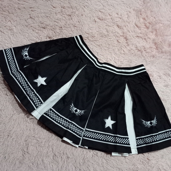 Vintage mall goth pleated cheerleader school girl skirt! SOLD - Picture 3 of 3